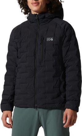 Mountain Hardwear Stretchdown 700 Fill Power Down Hooded Jacket in Black at Nordstrom, Size Xx-Large