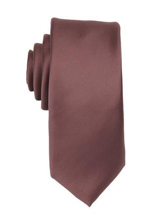 Brooklyn Brigade Mens Solid Satin X-Long Tie in Dark Mauve at Nordstrom
