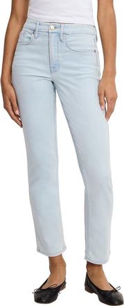 Good American Good Icon Ankle Straight Leg Jeans in Indigo1124 at Nordstrom, Size 15