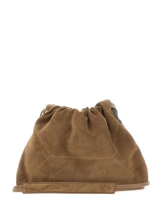Brunello Cucinelli drawstring crossbody bag - Bruin