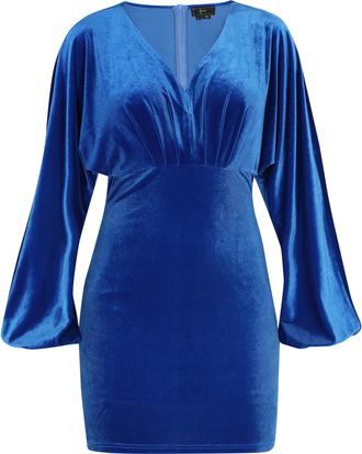 Faina Jurk Dames blauw