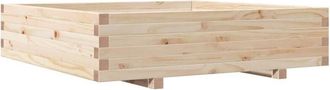 vidaXL Garden Planter 100x100x26.5 cm Solid Wood Pine Vidaxl