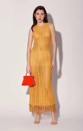 Walter Baker Paula Dress, Havana Crochet Marigold
