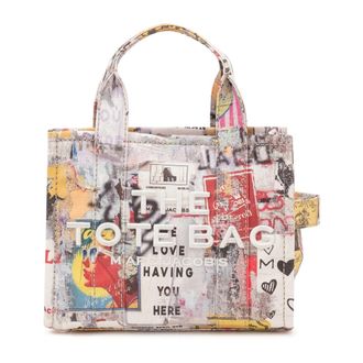 Marc Jacobs Pop Americana Canvas Small Tote - Dames - Shoppers - Veelkleurig - ONE Size - Katoen - Tassen