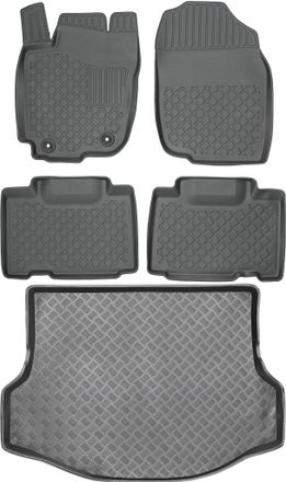 OEM Juego De Alfombrillas Para Coche Y Maletero Para Toyota Rav4 Iv Suv (2013-2018)