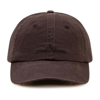 Stone Island Baseball Cap - male - Stone Island - Hats & Caps - Brown - ONE SIZE - Accessories