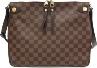 Louis Vuitton Tweedehands Canvas Louis Vuitton tassen - Dames - Vintage Schoudertas - Bruin - ONE Size - Vintage