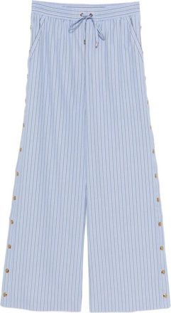 Zimmermann Wijde broek - Dames - Wijde Broeken - Blauw - M - Broeken
