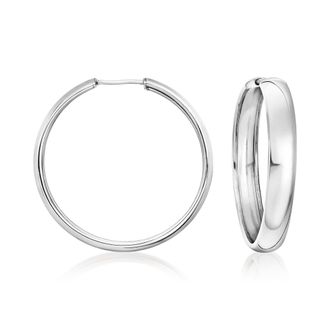 Ross-Simons Sterling Silver Endless Hoop Earrings