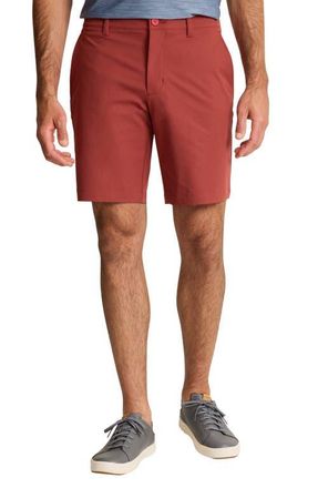 Tommy Bahama Barbados Pro 9-Inch Flat Front IslandZone Shorts in Red Apple at Nordstrom, Size 34