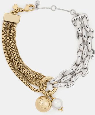 Kate Spade New York Chain Reaction Asymmetrical Bracelet