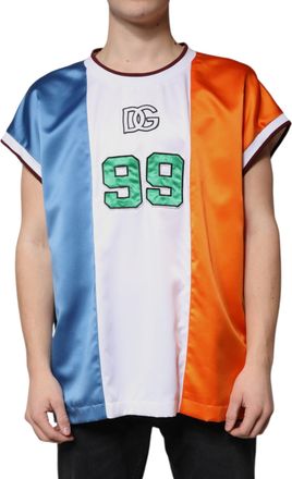 Dolce & Gabbana Multicolor Jersey Tank Sleeveless Mens T-shirt