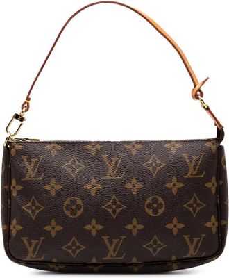 Louis Vuitton Pre-owned Handbags, female, Brown, Size: ONE SIZE Pre-owned Printed Top Handle Bag