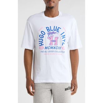 BOSS Nalumber Logo Graphic T-Shirt in White at Nordstrom Rack, Size Xx-Large