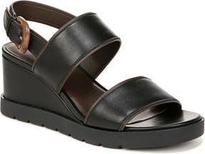 Vince Roma Slingback Platform Wedge Sandal in Black at Nordstrom Rack, Size 9.5