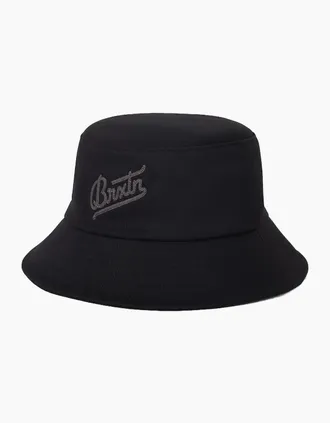 Brixton Mens Brixton Eldon Packable Bucket Hat - Black - Size: L/XL