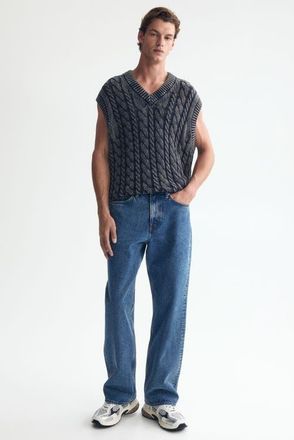 H&M Relaxed Jeans in Denim Blue at Nordstrom, Size 32 X 30