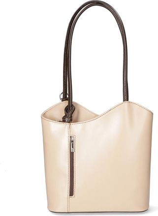 Faina Handtas Dames Taupe donkerbruin