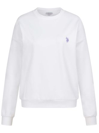 U.S.Polo Association dames sweatshirt van katoen met stretch