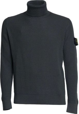 Stone Island Heren, Truien, Zwart, Maat: M Wol