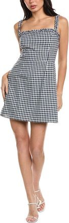 Seraphina Sleeveless Linen-Blend Mini Dress