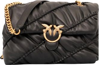 Pinko Love Puff Crinkle Classic - - Bags - Donna - Nero - ONE SIZE