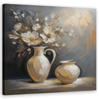 Artgeist Quadro Su Tela, Vaso Di Fiori Natura Morta - 60x60