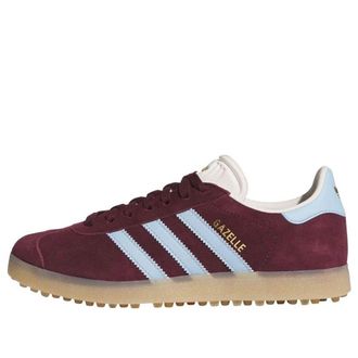 adidas (WMNS) adidas Gazelle Spikeless Golf Maroon Clear Sky KJ8229