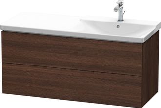Duravit Duravit L-cube M&oacute;dulo Mural 1220mm De Ancho, Profundidad 481, 2 Cajones, Apto Para P3 Comfort Art&iacute;culo 233412, Lavabo A La Derecha, Color: Decoraci&oacute;n 