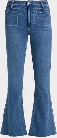 Paige Marlow Skimmer Welt Pocket Flared Jeans
