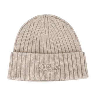 MC2 Saint Barth Accessoires, Heren, Bruin, ONE Size, Gebreide muts