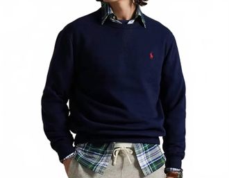 Ralph Lauren Fleece Sweatshirt In Navy