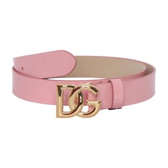 Dolce & Gabbana Belts, female, Pink, Size: XL Cintura Logata