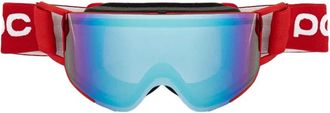 Poc Maschera da sci con logo - Rosso