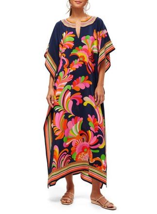 Trina Turk Theodora Maxi Caftan Dress in Multi at Nordstrom, Size X-Small