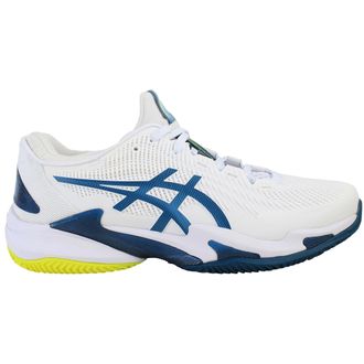 Asics Asics Court FF 3 Clay Mens White Tennis Shoes - Size UK 6.5