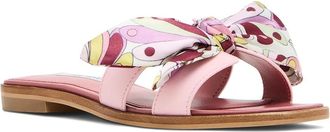 Steve Madden Hadyn Womens Sandals Pink Scarf : 6.5 M, Leather