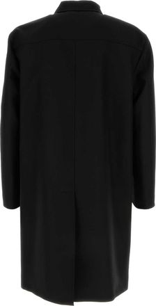 Gucci Mens Coat Black Wool