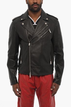 Dsquared2 Leather Biker Jacket Dsquared2