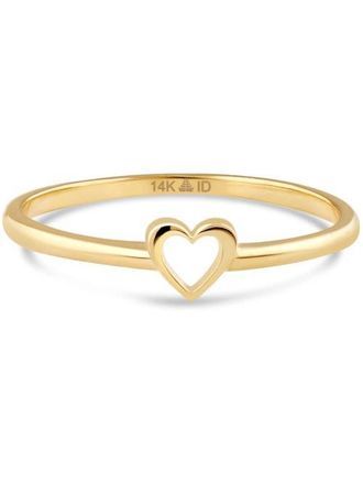 Devata Open Heart Ring in 14K Gold in Yellow Gold at Nordstrom, Size 7