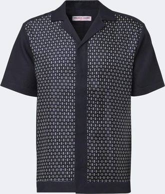 Orlebar Brown Camisa Maitan de lino y seda