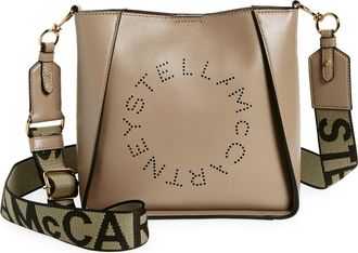 Stella McCartney Mini Faux Leather Crossbody Bag in Moss at Nordstrom