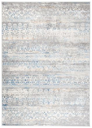 Tapiso Alfombra para sal&oacute;n comedor vintage azul gris crema 160x220