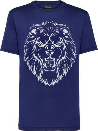 Billionaire Boys Club T-shirt Ronde Hals Leeuw - Heren - T-shirts - Blauw - XS - Katoen - Tops