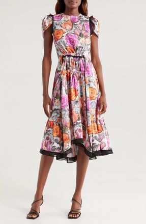 3.1 Phillip Lim Floral Collage Dress in Rose Multi at Nordstrom Rack, Size 10