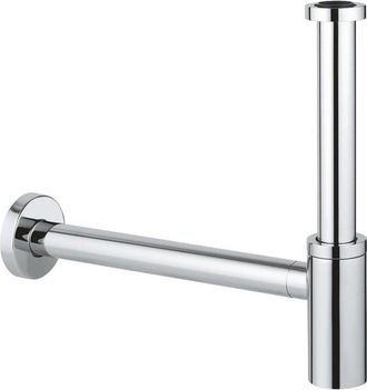 GROHE Universeel design sifon 1 1/4 met muurbuis en roset chroom