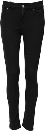 Dolce & Gabbana Womens Black Cotton Skinny Mid Waist Denim Jeans Elastane Clothing