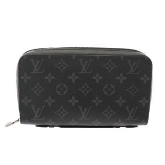Louis Vuitton Black Gray Monogram Long Wallet (Bi-Fold) (Pre-Owned)