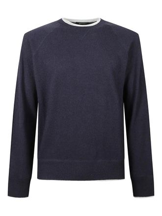 Aragona raglan-sleeve cashmere sweater - Blue