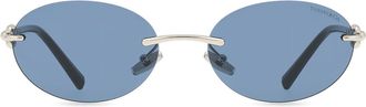 Tiffany & Co. TF3104D Asian Fit 600180 Womens Sunglasses Silver Size 56